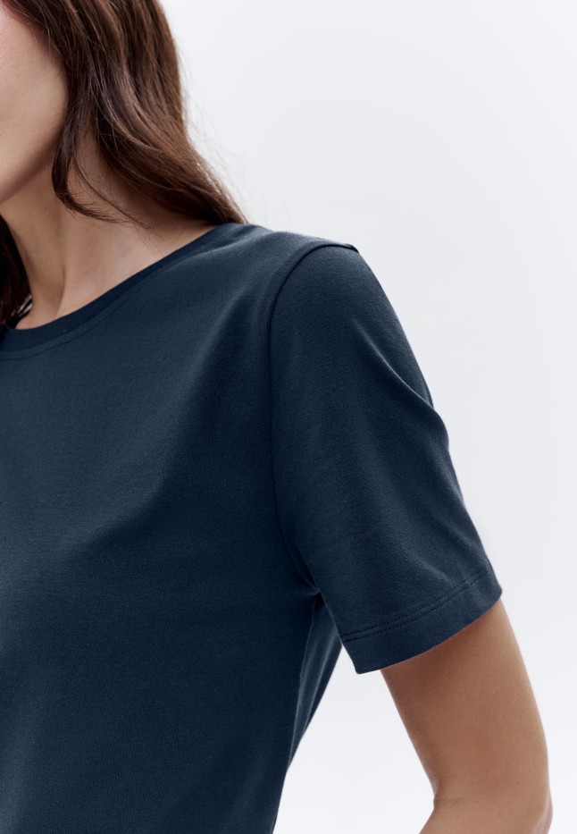 Фаберлик Женская футболка прямого силуэта, цвет синий