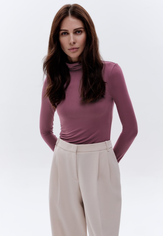 Купить Женская водолазка, цвет пурпурный