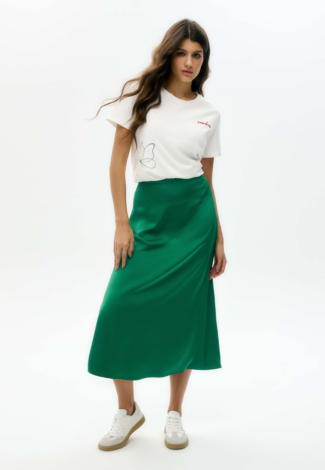 Отзывы Женская футболка с принтом «Бабочка»