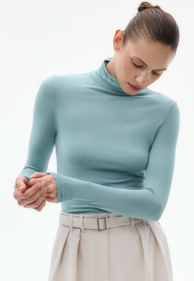 Фаберлик Водолазка женская, цвет светло-бирюзовый