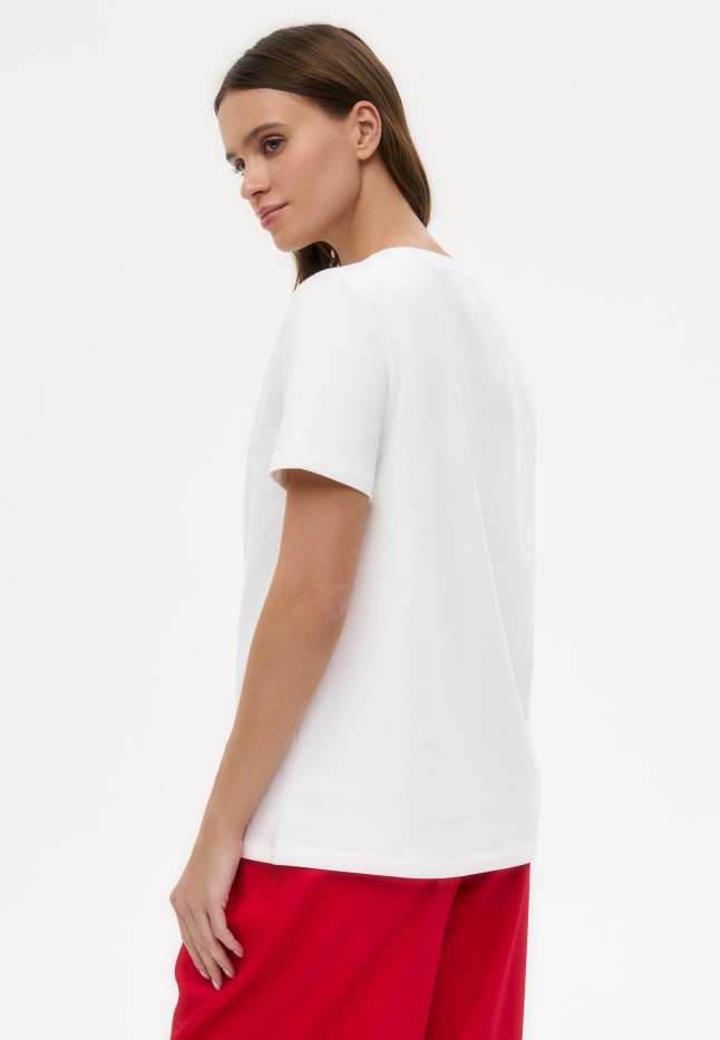 Заказать Футболка с принтом «Сердечки», цвет белый, с надписью и сердечком