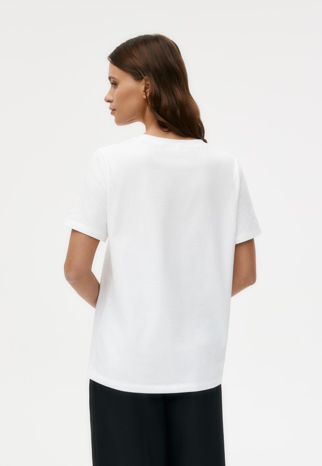 Фаберлик Футболка с цветочным принтом «Пионы»