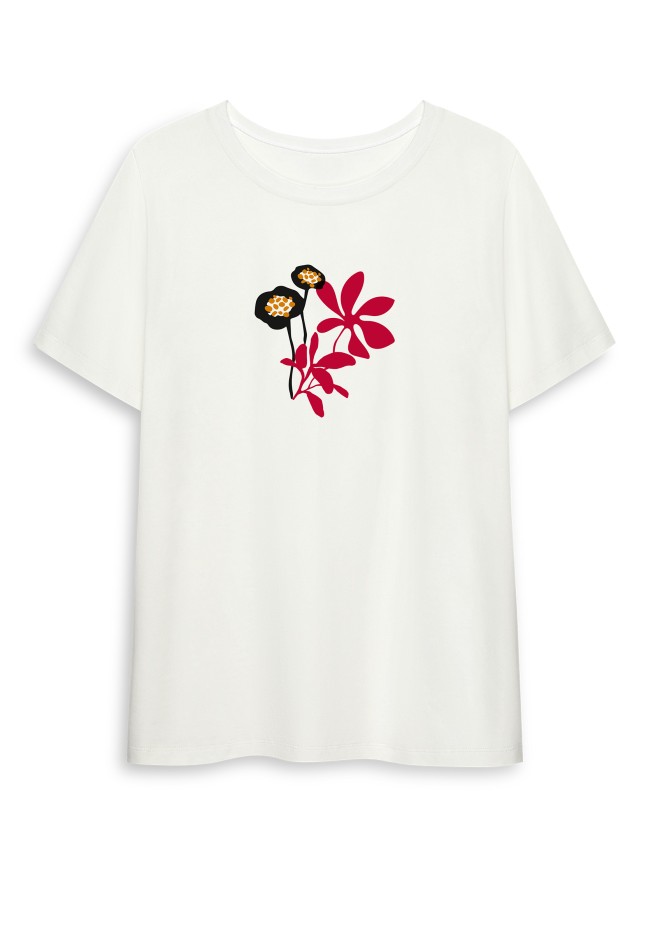 Отзывы Футболка с цветочным принтом «Экзотик»