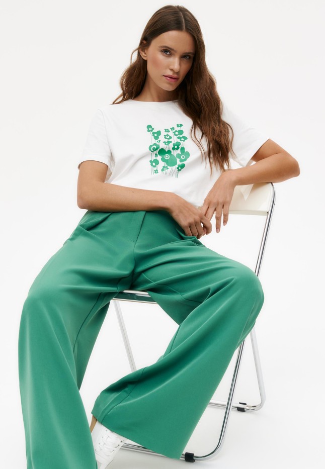 Отзывы Футболка с цветочным принтом «Виола»