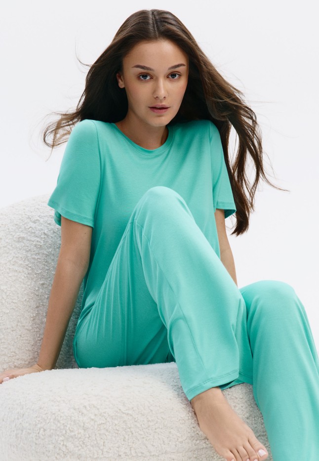 Фото Футболка, цвет ментол