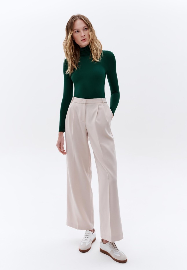 Купить Водолазка, цвет тёмный изумруд