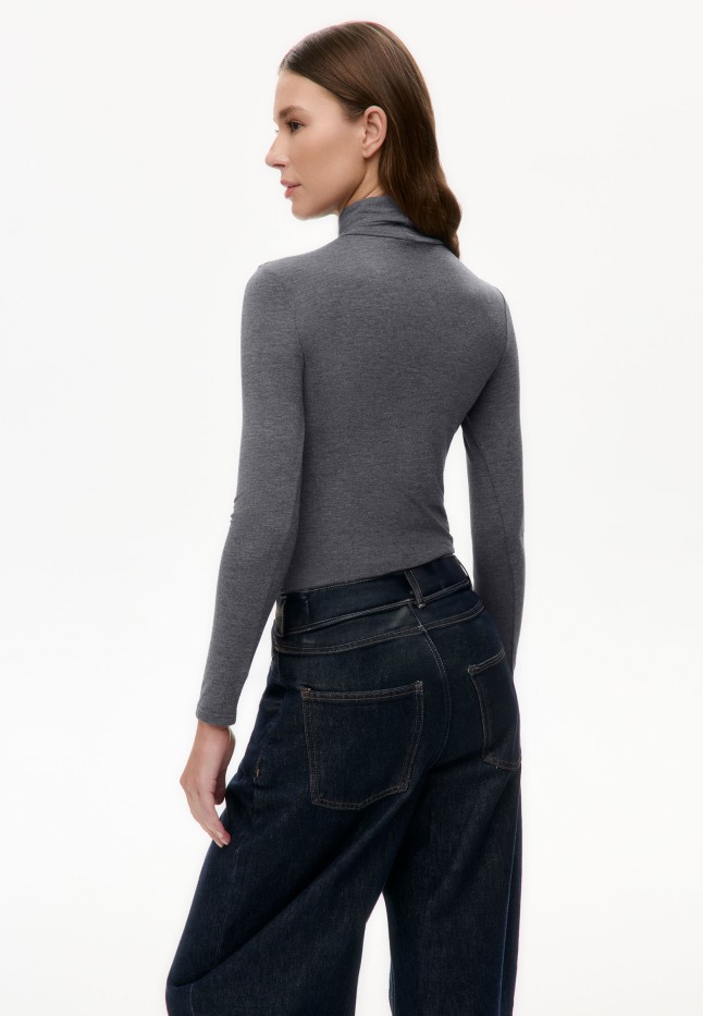 Заказать Водолазка женская, цвет серый меланж