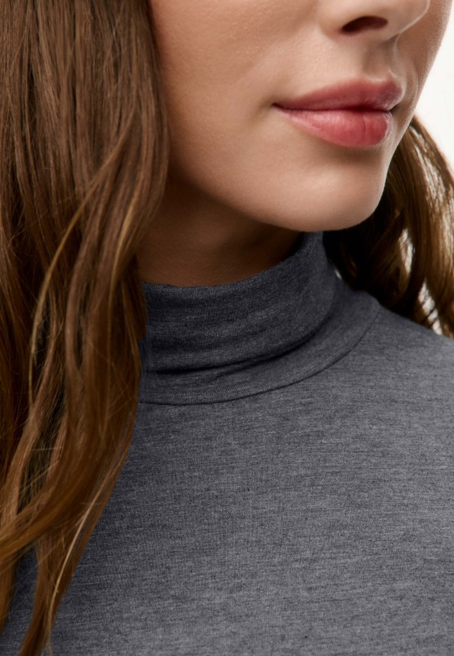 Фаберлик Водолазка женская, цвет серый меланж