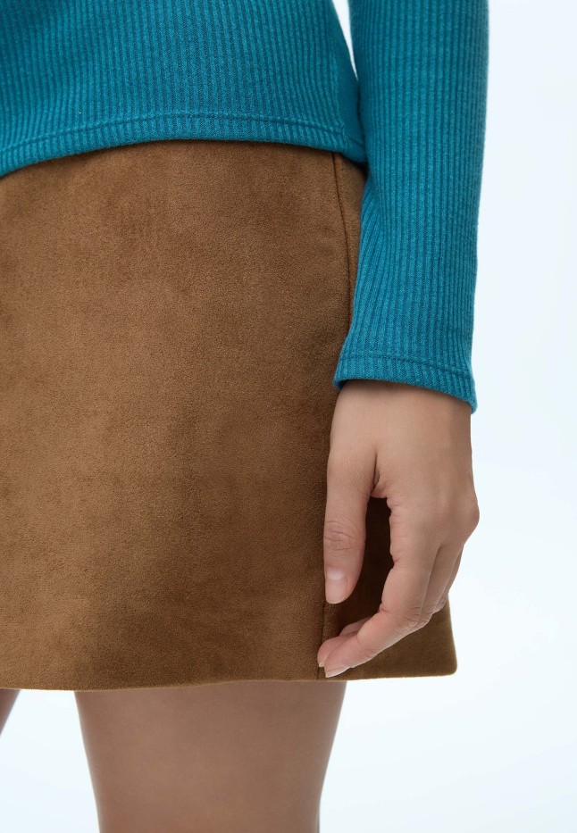 Фаберлик Водолазка из рельефного трикотажа, цвет дымчато-синий