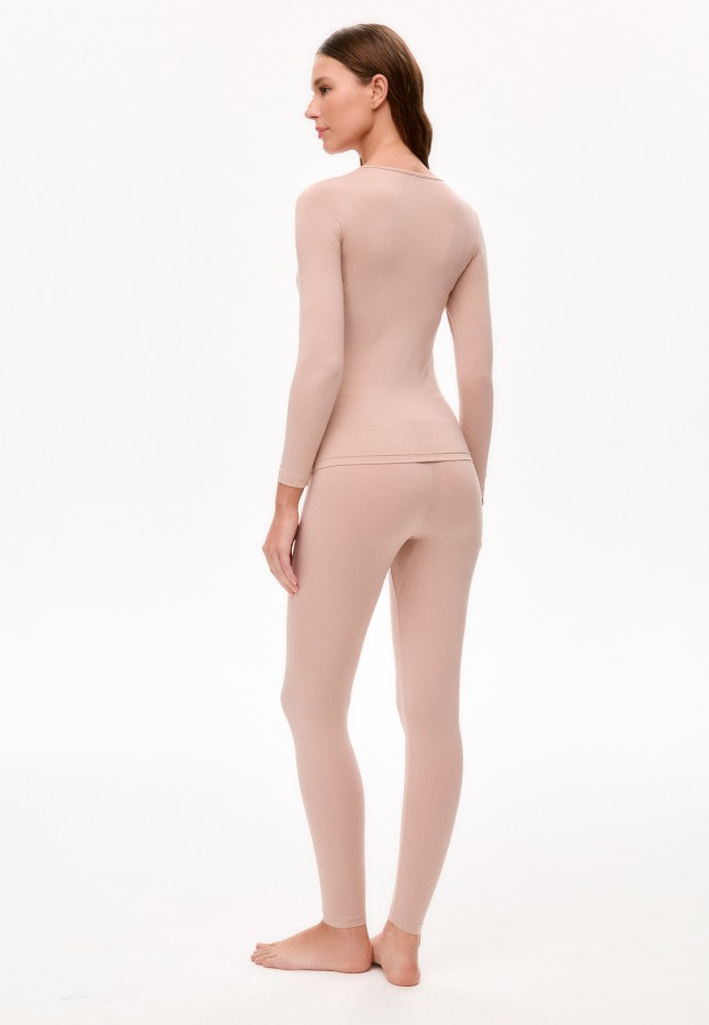 В Беларуси Женский лонгслив, цвет бежевый