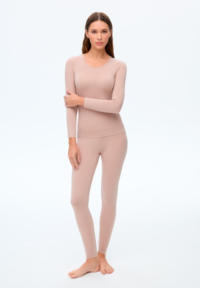 Купить Женские легинсы, цвет бежевый