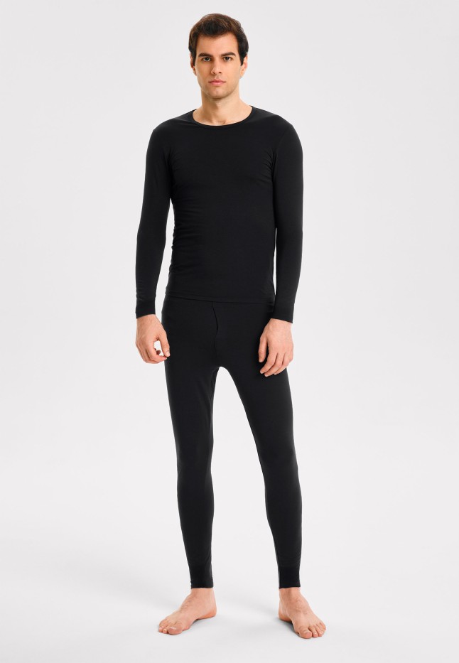 Купить Мужской лонгслив, цвет черный