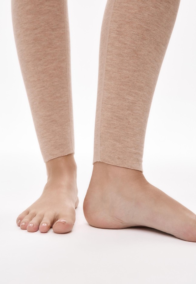 Инструкция Женские легинсы, цвет бежевый меланж