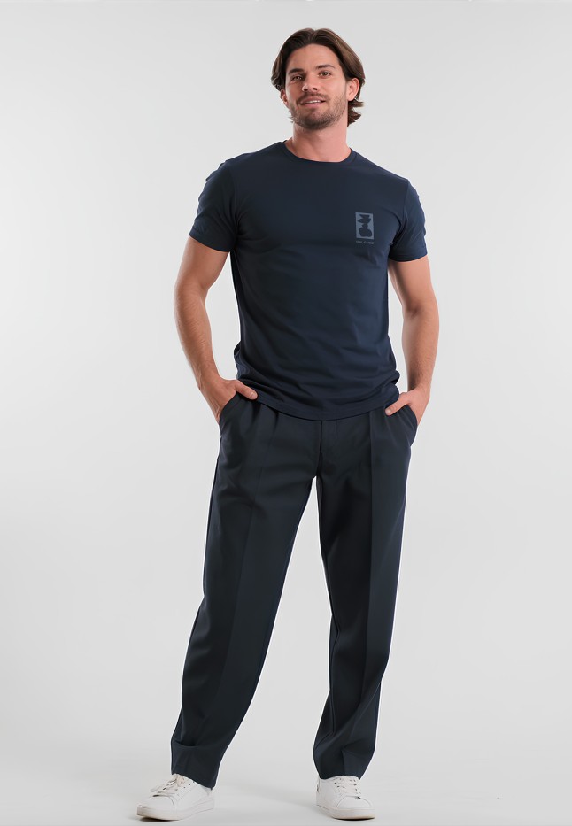 Фаберлик Футболка с принтом «Баланс», цвет темно-синий