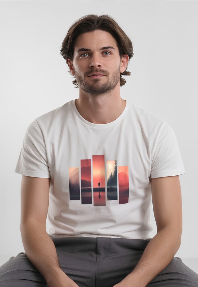 Фаберлик Футболка с принтом «Внутренний горизонт», цвет белый