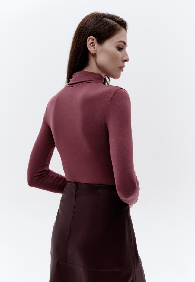 Фаберлик Водолазка, цвет брусничный