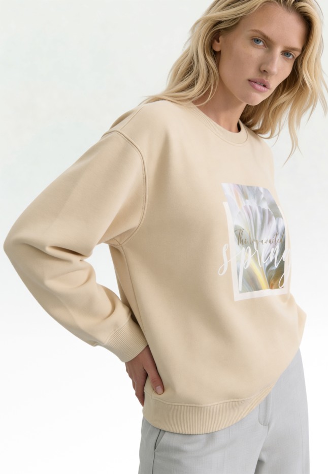 В Беларуси Женский свитшот, цвет бежевый