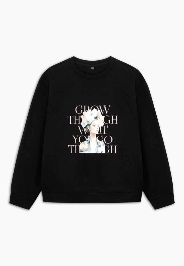 Купить Женский свитшот, цвет черный