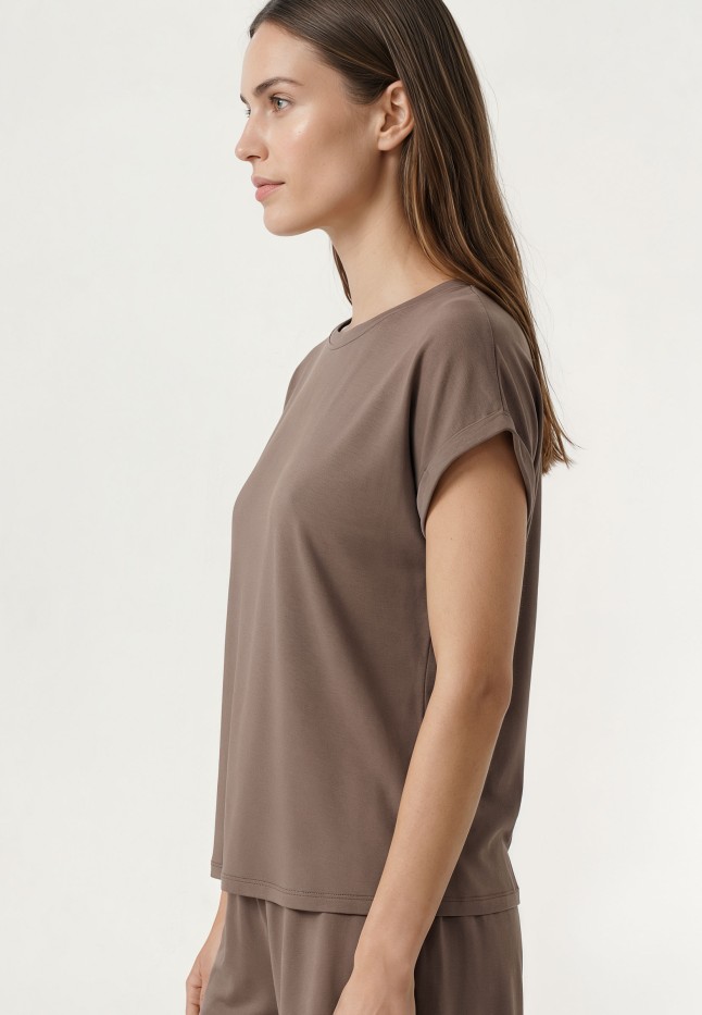 Фаберлик Футболка из вискозы, цвет мокко