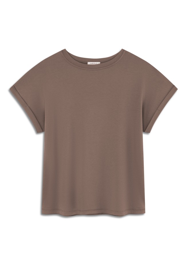 Отзывы Футболка из вискозы, цвет мокко