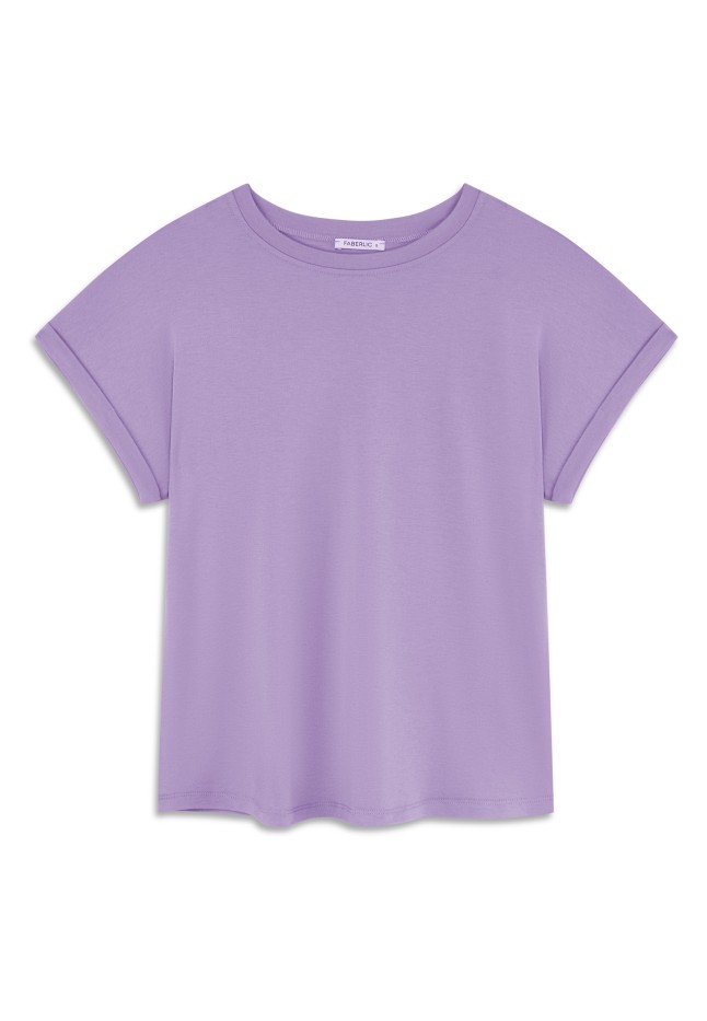 Отзывы Футболка из вискозы, цвет лаванда