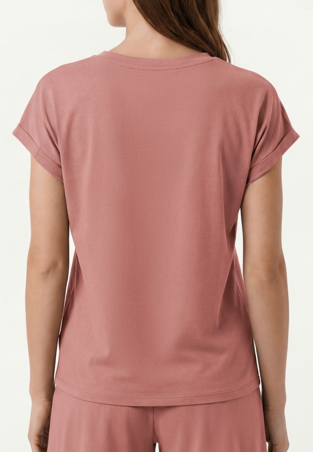 Заказать Футболка из вискозы, цвет чайная роза