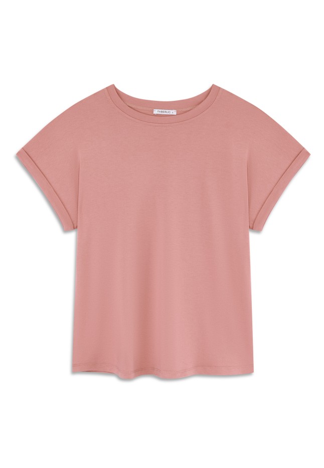 Отзывы Футболка из вискозы, цвет чайная роза