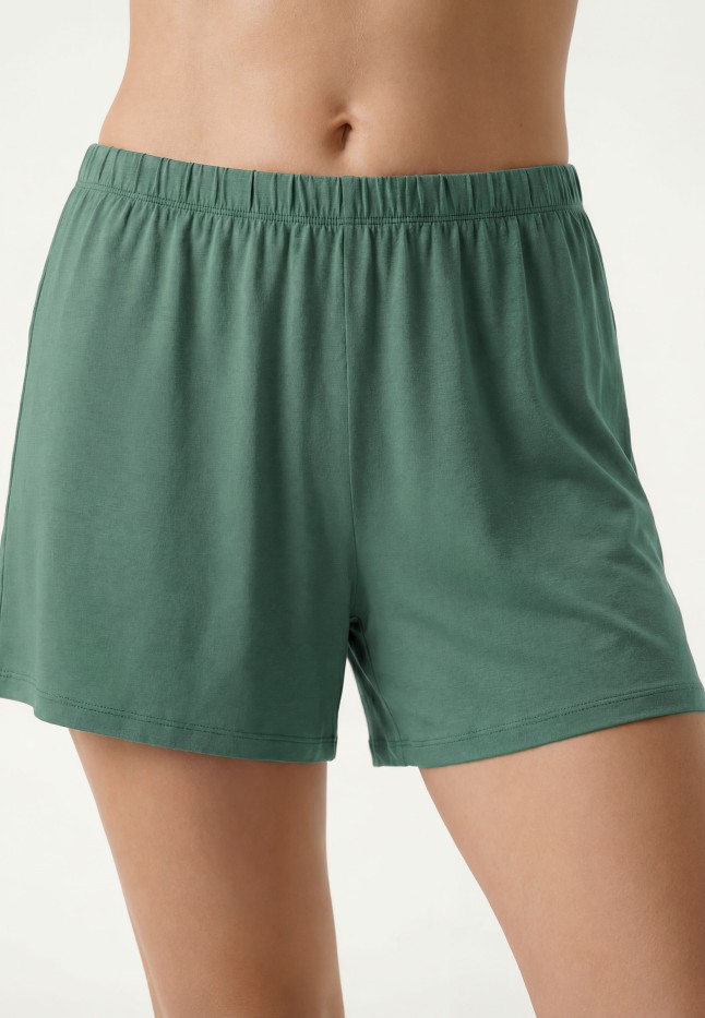 Заказать Шорты из вискозы, цвет шалфей