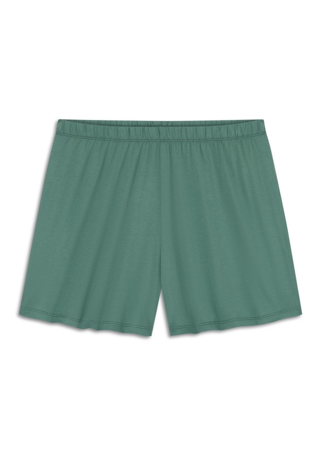 Фото Шорты из вискозы, цвет шалфей