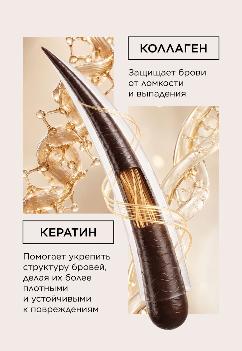 Фото Фиксирующая тушь для объема бровей It’s Collagen