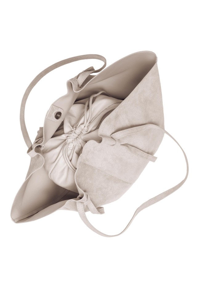 В Беларуси Женская сумка-тоут, цвет жемчужно-серый