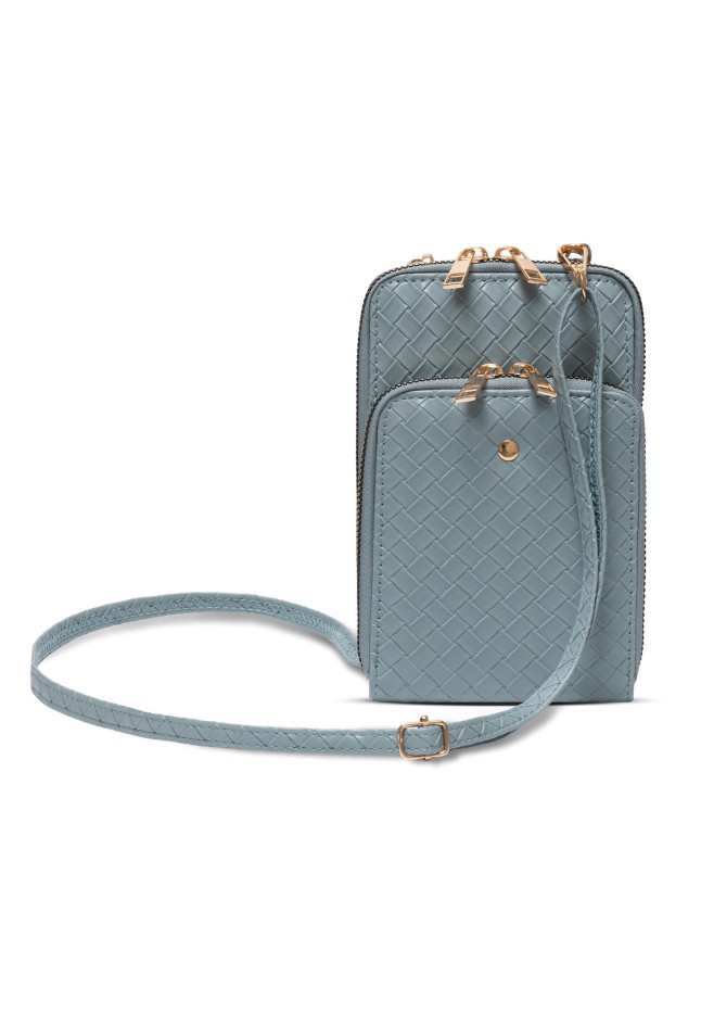 В Беларуси Женская мини-сумка, цвет дымчато-голубой